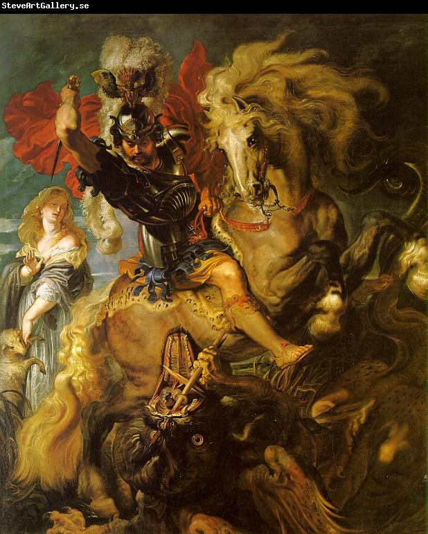 Peter Paul Rubens St George and the Dragon